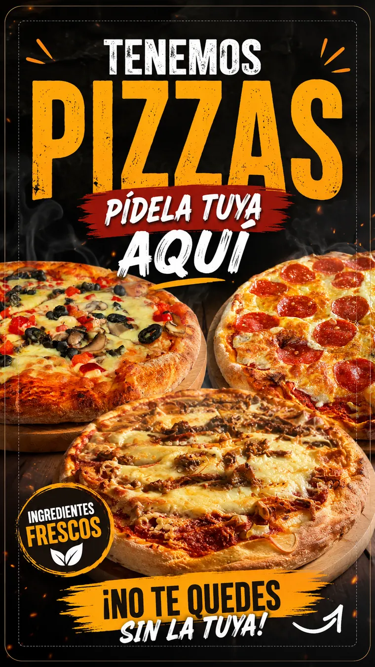 Pizzas artesanales con ingredientes frescos — Into The Rock